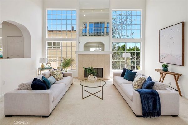 Fireplace, Interior, Living room, Recessed Lighting