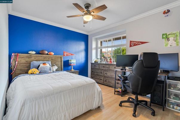 Bedroom, Home Office, Interior, Wood Texture Flooring