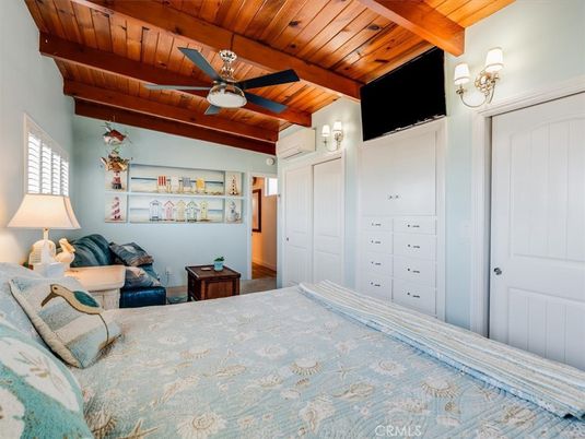 Bedroom, Interior, Wooden Beams, Wooden Ceilings
