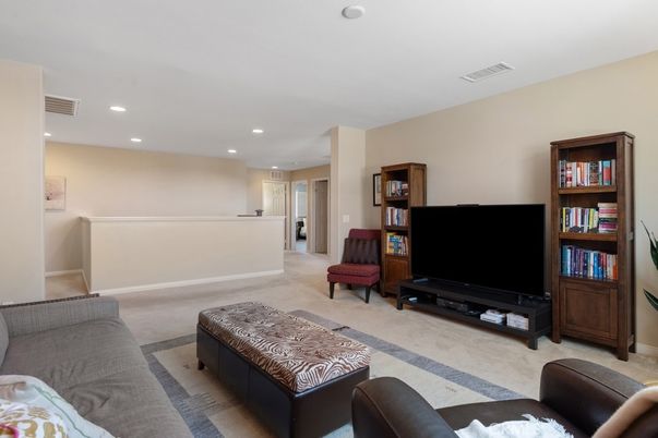 Interior, Living room, Recessed Lighting