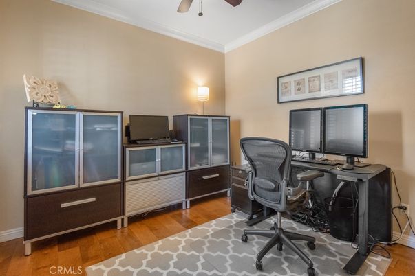 Home Office, Interior, Wood Texture Flooring