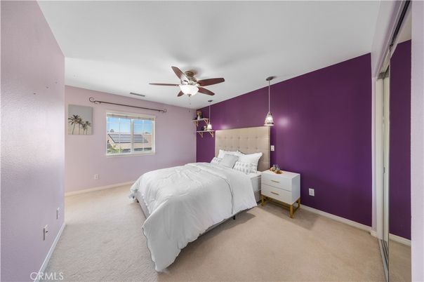 Bedroom, Interior, Pendant Lights