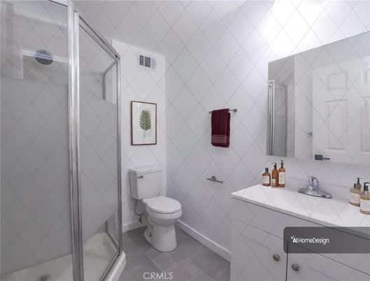 Bathroom, Glass Shower, Interior