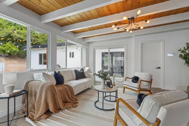 Interior, Living room, Pendant Lights, Wooden Beams, Wooden Ceilings, Wood Texture Flooring