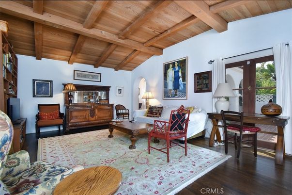 Bedroom, Interior, Wooden Beams, Wooden Ceilings, Wood Texture Flooring