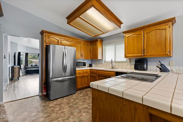 Interior, Kitchen, Tile Countertops