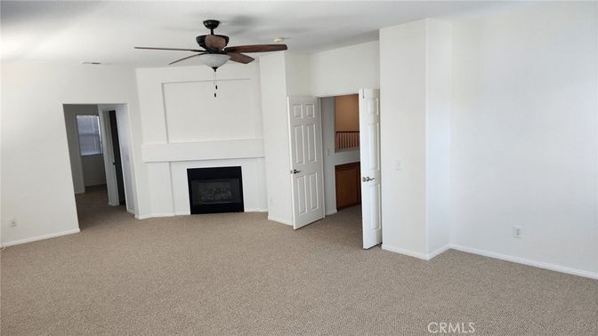 Empty room, Fireplace, Interior