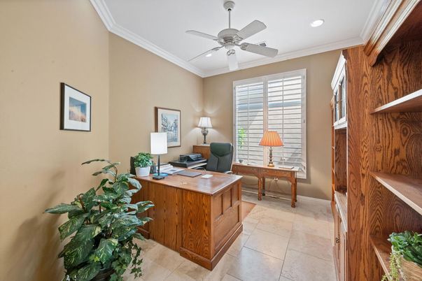 Home Office, Interior, Recessed Lighting