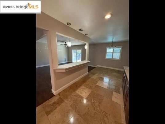 Chandelier, Empty room, Interior, Recessed Lighting