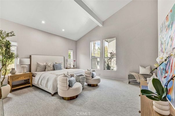Bedroom, Interior, Recessed Lighting