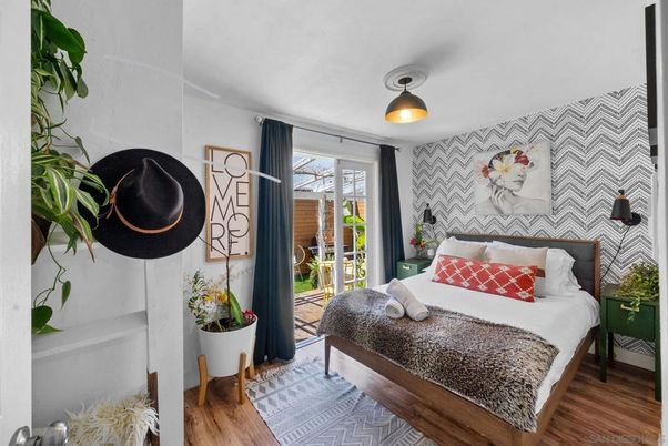 Bedroom, Interior, Wood Texture Flooring