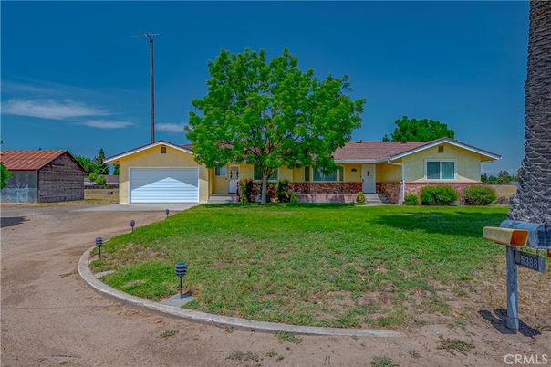 Attached, Backyard, Detached Garage, Exterior, Facade, Ranch