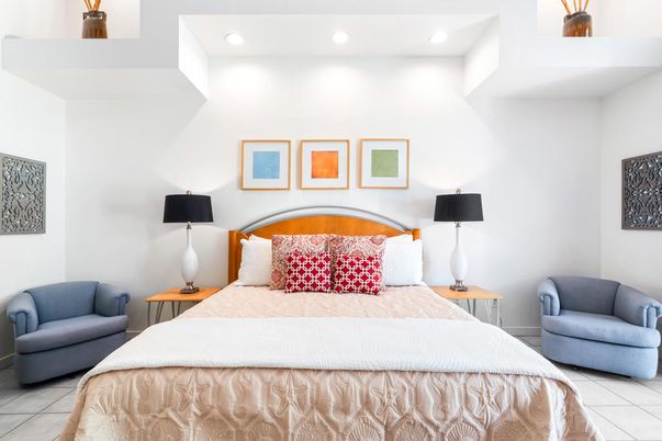 Bedroom, Interior, Recessed Lighting