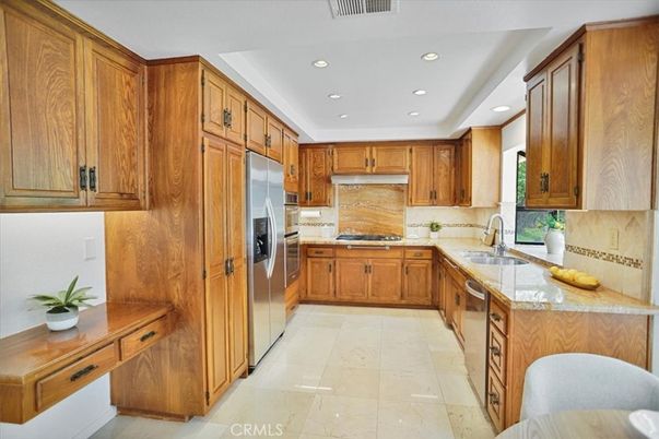 Interior, Kitchen, Recessed Lighting, Stainless Steel Appliances