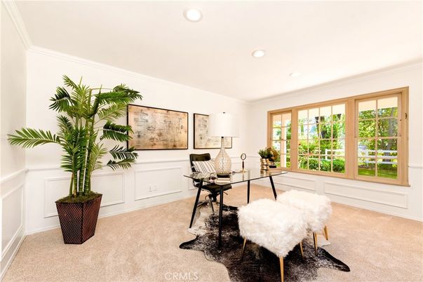 Home Office, Interior, Recessed Lighting