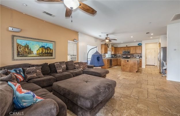 Interior, Kitchen, Living room, Recessed Lighting, Stainless Steel Appliances
