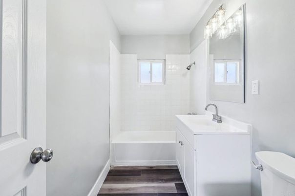 Bathroom, Interior, Wood Texture Flooring
