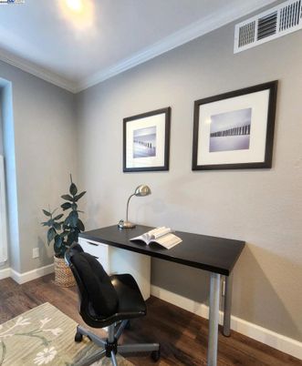 Home Office, Interior, Wood Texture Flooring