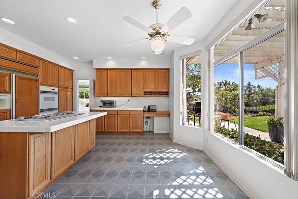 Interior, Kitchen, Recessed Lighting, Tile Countertops