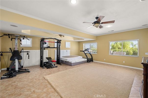Fitness Equipment, Interior, Recessed Lighting