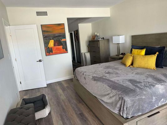 Bedroom, Interior, Wood Texture Flooring