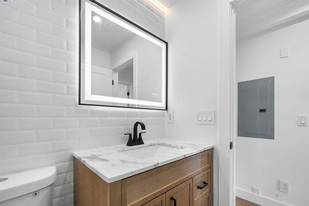 Bathroom, Interior, Wood Texture Flooring