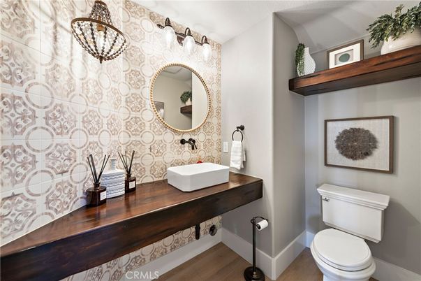 Bathroom, Interior, Wood Texture Flooring