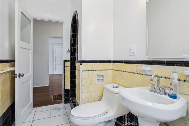 Bathroom, Interior, Wood Texture Flooring