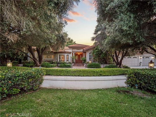 Attached, Backyard, Exterior, Facade, Mediterranean