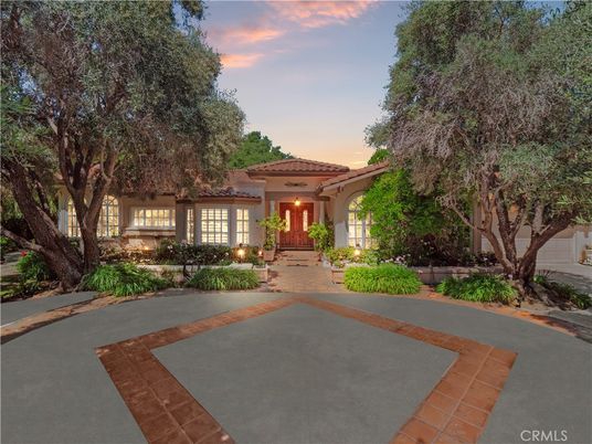Backyard, Exterior, Facade, Mediterranean