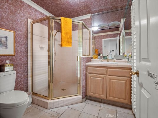 Bathroom, Glass Shower, Interior, Tile Countertops