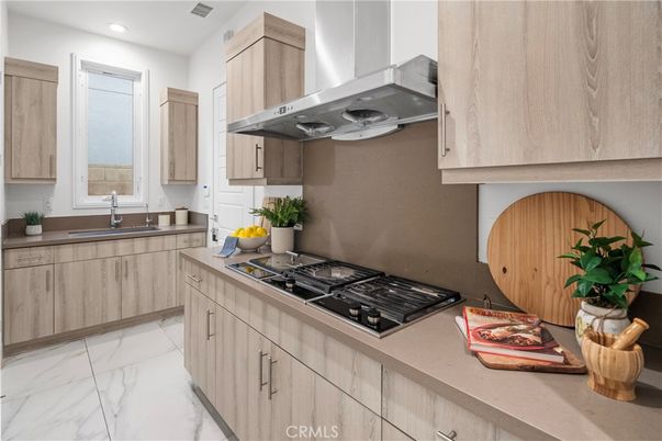 Interior, Kitchen, Marble, Recessed Lighting