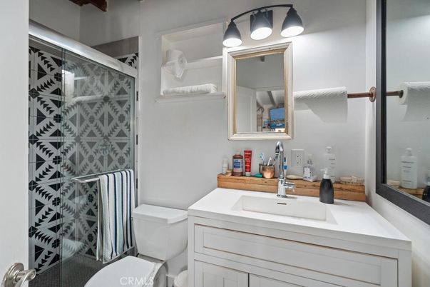 Bathroom, Glass Shower, Interior