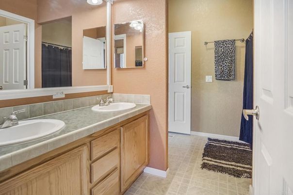 Bathroom, Dual Sink Vanities, Interior, Tile Countertops