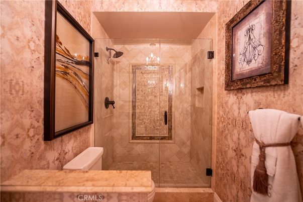 Bathroom, Glass Shower, Interior