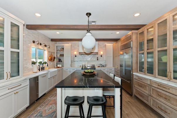 Interior, Recessed Lighting, Wooden Beams