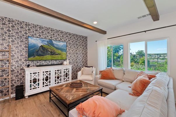 Interior, Living room, Recessed Lighting