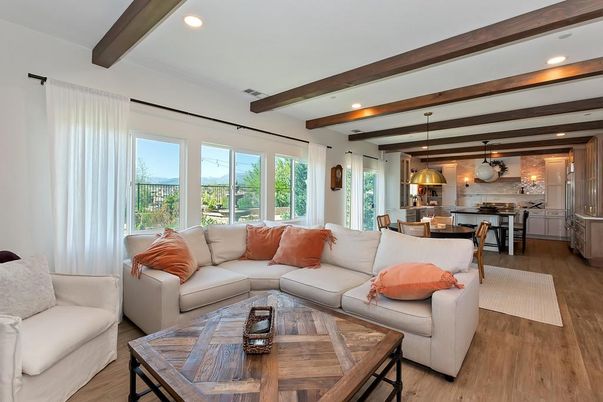 Interior, Living room, Recessed Lighting