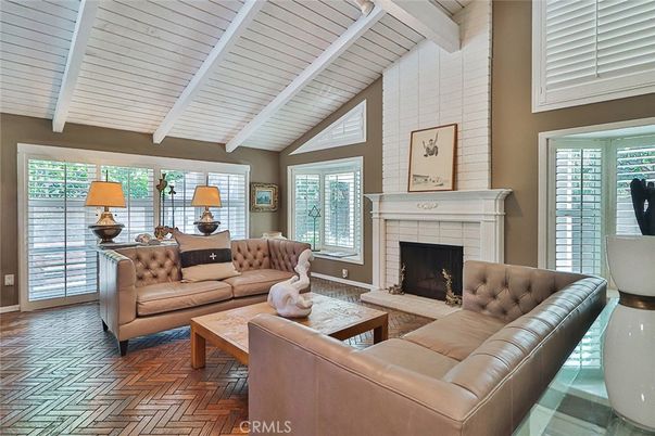 Fireplace, Interior, Living room, Stone Walls, Wood Texture Flooring