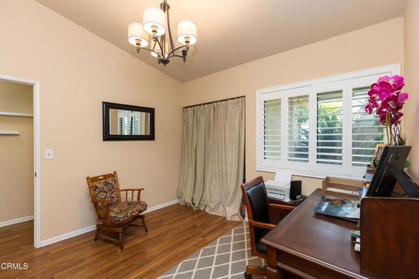 Chandelier, Home Office, Interior, Wood Texture Flooring