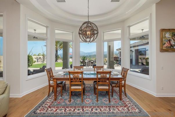 Chandelier, Dining room, Interior, Pendant Lights, Wood Texture Flooring