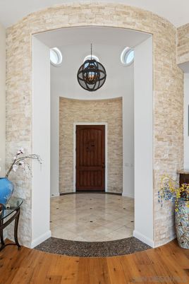 Interior, Stone Walls, Wood Texture Flooring