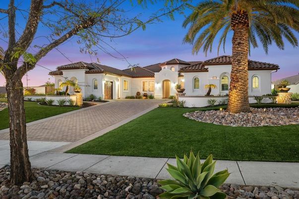Backyard, Exterior, Facade, Spanish Mediterranean