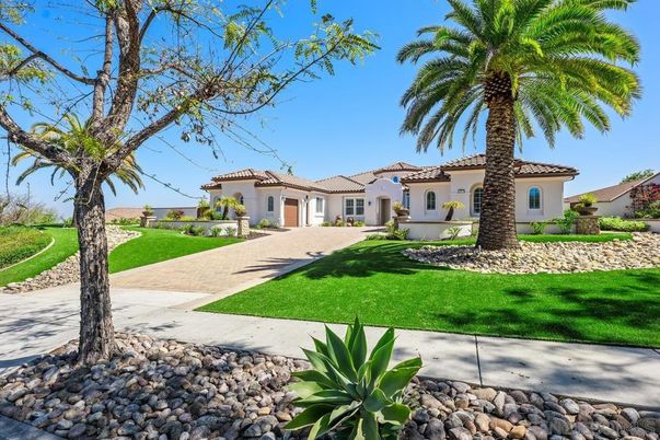 Backyard, Exterior, Facade, Spanish Mediterranean