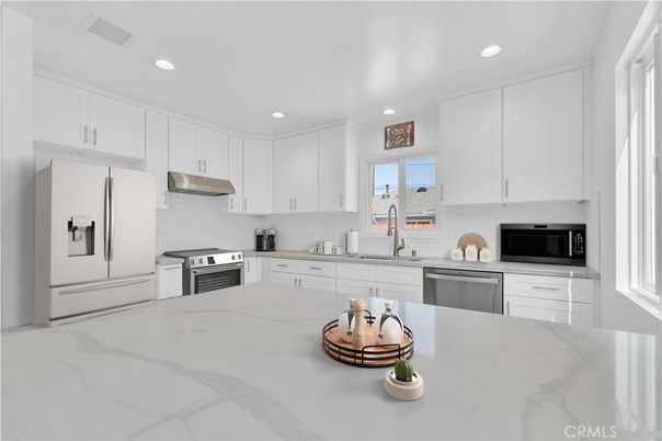 Interior, Kitchen, Recessed Lighting, Stainless Steel Appliances