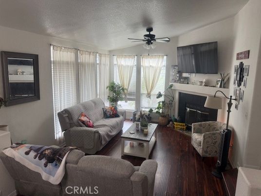 Fireplace, Interior, Living room, Wood Texture Flooring