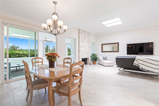 Chandelier, Dining room, Fireplace, Interior, Living room