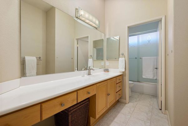 Bathroom, Dual Sink Vanities, Glass Shower, Interior