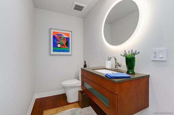 Bathroom, Interior, Wood Texture Flooring