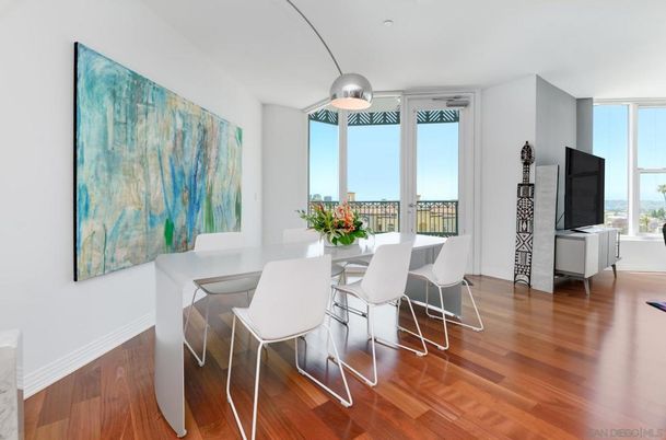 Dining room, Interior, Wood Texture Flooring